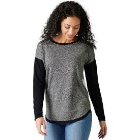 (取寄) スマートウール レディース シャドー パイン カラーブロック セーター - ウィメンズ Smartwool women Shadow Pine Colorblock Sweater - Women's Black/Natural Marl