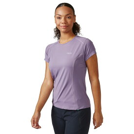 (取寄) ラブ レディース フォース ショートスリーブ T-シャツ - ウィメンズ Rab women Force Short-Sleeve T-Shirt - Women's Purple Sage