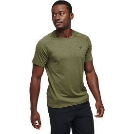 (取寄) ブラックダイヤモンド メンズ ライトワイヤー ショートスリーブ テック T-シャツ - メンズ Black Diamond men Lightwire Short-Sleeve Tech T-Shirt - Men's Crag Green