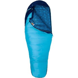 (取寄) マーモット レディース トレスルズ 15 スリーピング バッグ 15F シンセティック - ウィメンズ Marmot women Trestles 15 Sleeping Bag: 15F Synthetic - Women's French Blue/Harbor Blue