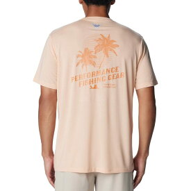 (取寄) コロンビア メンズ パフォーマンス フィッシング ギア テック T-シャツ - メンズ Columbia men PFG Uncharted Tech T-Shirt - Men's Peach Fizz Easy Breezy