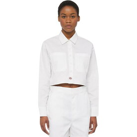 (取寄) ディッキーズ レディース ロング-スローブ シャツ - ウィメンズ Dickies women Culpeper Long-Sleeve Shirt - Women's White