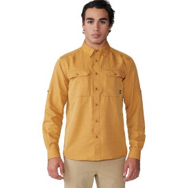 (取寄) マウンテンハードウェア メンズ キャニオン ロング-スローブ シャツ - メンズ Mountain Hardwear men Canyon Long-Sleeve Shirt - Men's Copper Clay
