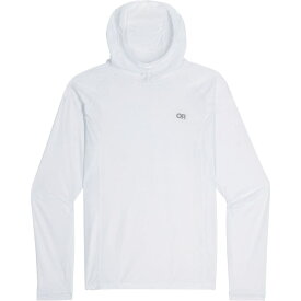 (取寄) アウトドア リサーチ メンズ エコー フーデット ロング-スローブ シャツ - メンズ Outdoor Research men Echo Hooded Long-Sleeve Shirt - Men's White