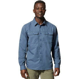 (取寄) マウンテンハードウェア メンズ キャニオン ロング-スローブ シャツ - メンズ Mountain Hardwear men Canyon Long-Sleeve Shirt - Men's Zinc
