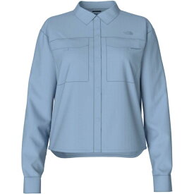 (取寄) ノースフェイス レディース ファースト トレイル Upf ロング-スローブ シャツ - ウィメンズ The North Face women First Trail UPF Long-Sleeve Shirt - Women's Steel Blue