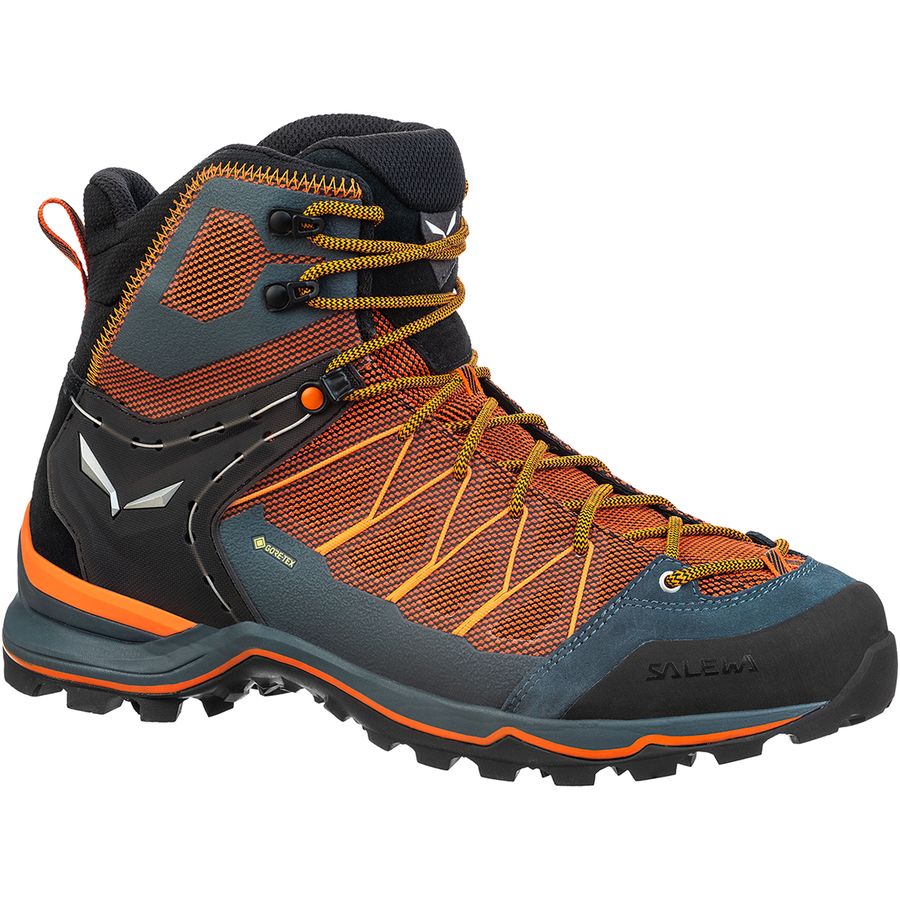 (取寄) サレワ メンズ マウンテン トレーナー ライト ミッド Gtx ハイキング ブート - メンズ Salewa men Mountain Trainer Lite Mid GTX Hiking Boot - Men's Black Out Carrot 店内限界値引き中＆セルフラッピング無料