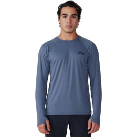 (取寄) マウンテンハードウェア メンズ クレーター レイク ロング-スローブ クルー シャツ - メンズ Mountain Hardwear men Crater Lake Long-Sleeve Crew Shirt - Men's Blue Slate