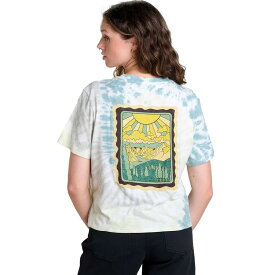 (取寄) トードアンドコー レディース バウンドレス ジャージ クルー - ウィメンズ Toad&Co women Boundless Jersey Crew - Women's Pale Slate Tie Dye