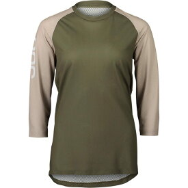 (取寄) POC レディース MTB ピュア 3/4 ジャージ - ウィメンズ POC women MTB Pure 3/4 Jersey - Women's Epidote Green/Light Sandstone Beige