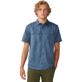 (取寄) マウンテンハードウェア メンズ キャニオン ショートスリーブ シャツ - メンズ Mountain Hardwear men Canyon Short-Sleeve Shirt - Men's Zinc