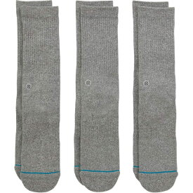 (取寄) スタンス メンズ アイコン ソック - 3-パック - メンズ Stance men Icon Sock - 3-Pack - Men's Graphite