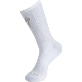 (取寄) スペシャライズド キネティック ニット トール ソック Specialized Kinetic Knit Tall Sock White/Silver