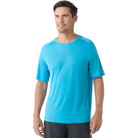 (取寄) スマートウール メンズ メリノ スポーツ 120 ショートスリーブ シャツ - メンズ Smartwool men Merino Sport 120 Short-Sleeve Shirt - Men's Pool Blue