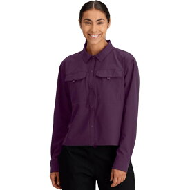 (取寄) ノースフェイス レディース ファースト トレイル Upf ロング-スローブ シャツ - ウィメンズ The North Face women First Trail UPF Long-Sleeve Shirt - Women's Black Currant Purple