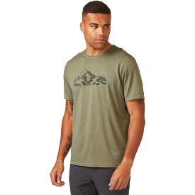 (取寄) ラブ メンズ マントル マウンテン T-シャツ - メンズ Rab men Mantle Mountain T-Shirt - Men's Light Khaki