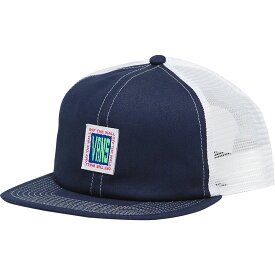 (取寄) バンズ ハイヤー プレイス アンストラクチャード トラッカー ハット 帽子 Vans Higher Place Unstructured Trucker Hat Dress Blues