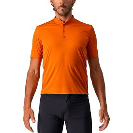 (取寄) カステリ メンズ テック 2 ポロ シャツ - メンズ Castelli men Tech 2 Polo Shirt - Men's Orange Rust