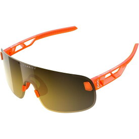 (取寄) POC エリシット サングラス POC Elicit Sunglasses Fluo. Orange Translucent/Clarity Road/Partly Sunny Gold