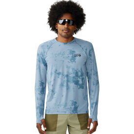 (取寄) マウンテンハードウェア メンズ クレーター レイク ロング-スローブ クルー シャツ - メンズ Mountain Hardwear men Crater Lake Long-Sleeve Crew Shirt - Men's Element Nebula Print