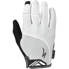 (取寄) スペシャライズド メンズ ボディ ジオメトリ デュアル-ゲル ロング フィンガー グローブ - メンズ Specialized men Body Geometry Dual-Gel Long Finger Glove - Men's White