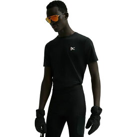 (取寄) ディストリクトヴィジョン メンズ ライトウェイト ショートスリーブ シャツ - メンズ District Vision men Lightweight Short-Sleeve Shirt - Men's Black