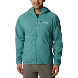 (取寄) コロンビア メンズ ターミナル ストレッチ ソフトシェル フーデット ジャケット - メンズ Columbia men Terminal Stretch Softshell Hooded Jacket - Men's Tranquil Teal