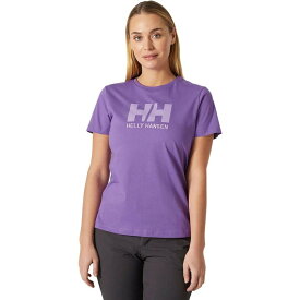 (取寄) ヘリーハンセン レディース HH ロゴ T-シャツ - ウィメンズ Helly Hansen women HH Logo T-Shirt - Women's Electric Purple