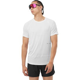 (取寄) サロモン メンズ クロス ラン グラフィック T-シャツ - メンズ Salomon men Cross Run Graphic T-Shirt - Men's White