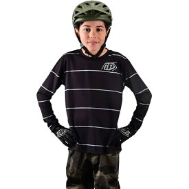 (取寄) トロイリーデザインズ ボーイズ フローライン ロング-スローブ ジャージ - ボーイズ Troy Lee Designs boys Flowline Long-Sleeve Jersey - Boys' Revert Black