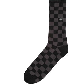 (取寄) バンズ メンズ チェッカーボード クルー ソック - メンズ Vans men Checkerboard Crew Sock - Men's Black/Charcoal