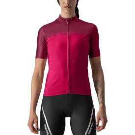 (取寄) カステリ レディース ベロシシマ ジャージ - ウィメンズ Castelli women Velocissima Jersey - Women's Persian Red/Bordeaux