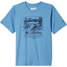 (取寄) コロンビア ボーイズ フォークテール ストリーム ショートスリーブ グラフィック シャツ - ボーイズ Columbia boys Fork Stream Short-Sleeve Graphic Shirt - Boys' Skyler/Lakeside Badge
