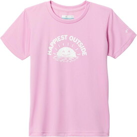 (取寄) コロンビア ガールズ フォークテール ストリーム ショートスリーブ グラフィック シャツ - ガールズ Columbia girls Fork Stream Short-Sleeve Graphic Shirt - Girls' Cosmos/Happier Outside