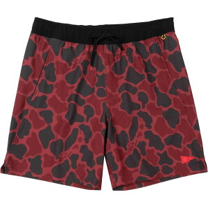 (���) �����Y �X�^���_�[�h �C�V���[ �G���X�e�B�b�N �V���[�g - �����Y Florence Marine X men Standard Issue Elastic Short - Men's Maroon Camo