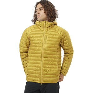(���) �T������ �����Y �G���N�V�[�� �~�N�� �_�E�� �W���P�b�g - �����Y Salomon men Elixir Micro Down Jacket - Men's Cress Green