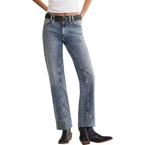 (���) �t���[�s�[�v�� ���f�B�[�X ���X�N �e�C�J�[ �~�b�h���C�Y �X�g���[�g �p���c - �E�B�����Y Free People women Risk Taker Mid-Rise Straight Pant - Women's Mantra