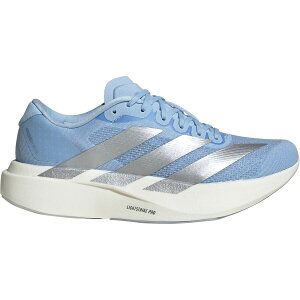 (���) �A�f�B�_�X ���f�B�[�X �A�f�B�[�� �G�{ Sl �����j���O �V���[�Y - �E�B�����Y Adidas women Adizero Evo SL Running Shoe - Women's Glow Blue/Silver Metallic/Ftwr White