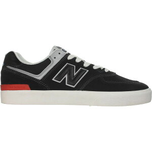 (���) �j���[�o�����X �����Y �~���[�����b�N 574 �o���N �V���[�Y - �����Y New Balance men Numeric 574 Vulc Shoe - Men's Black/Grey