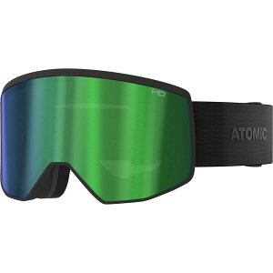 (���) �A�g�~�b�N �t�H�[ �v�� �G�� �G�C�`�f�B�[ �S�[�O���Y Atomic Four Pro L HD Goggles Black/Green HD