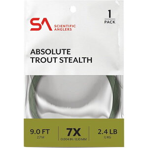 (���) �T�C�G���e�B�t�B�b�N�A���O���[�Y �A�u�\�����[�g �g���E�g �X�e���X Scientific Anglers Absolute Trout Stealth Green