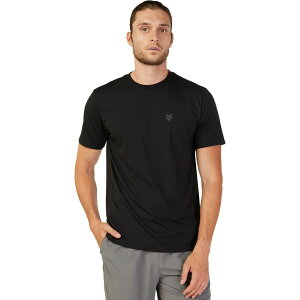 (���) �t�H�b�N�X���[�V���O �����Y �V���[�g�X���[�u �e�b�N T-�V���c - �����Y Fox Racing men Forums Short-Sleeve Tech T-Shirt - Men's Black