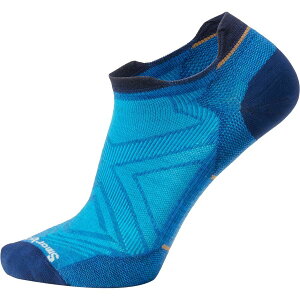 (���) �X�}�[�g�E�[�� ���� �[�� �N�b�V���� ���E �A���N�� �\�b�N�X Smartwool Run Zero Cushion Low Ankle Sock Laguna Blue