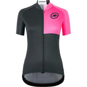 (���) �A�\�X ���f�B�[�X ���[�} GT �W���[�W C2 �G�{ - �E�B�����Y Assos women UMA GT Jersey C2 EVO - Women's Stahlstern Fluo Pink