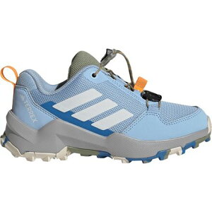 (���) �A�f�B�_�X�e���b�N�X �L�b�Y Sl �V���[�Y - �L�b�Y Adidas TERREX kids AX4S SL Shoe - Kids' Glow Blue/Chalk White/Ray Blue