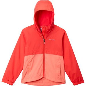 (���) �R�����r�A �K�[���Y ���C��-�W�� �� �W���P�b�g - �K�[���Y Columbia girls Rain-Zilla II Jacket - Girls' Poppy Red/Hot Coral