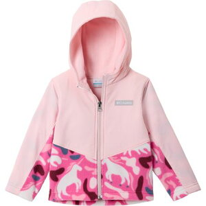 (���) �R�����r�A �g�h���[ �X�e�B�[���Y MT �� �I�[�o�[���C �u�[�f�B - �g�b�h���[ Columbia toddler Steens Mt II Overlay Hoodie - Toddlers' Pink Ice Uniflauge/Satin Pink