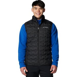 (���) �R�����r�A �����Y �f���^ ���b�W �� �_�E�� �x�X�g - �����Y Columbia men Delta Ridge II Down Vest - Men's Black
