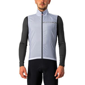 (���) �J�X�e�� �����Y �X�N�A�h�� �X�g���b�` �x�X�g - �����Y Castelli men Squadra Stretch Vest - Men's Silver Gray/Dark Gray