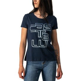(取寄) カステリ レディース べラージオ T-シャツ - ウィメンズ Castelli women Bellagio T-Shirt - Women's Savile Blue/Sky Light
